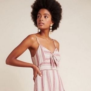 Anthropologie J.O.A. Lisanna Tie-Front Jumpsuit BNWT Sz M